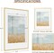 11x14 Picture Frame Gold, Aluminum 11 x 14 Poster Frames with 8x10 Removable Mat, Vertical and Horizontal Display, Wall Hook Hanging, High-Definition Plexiglass, Set of 1